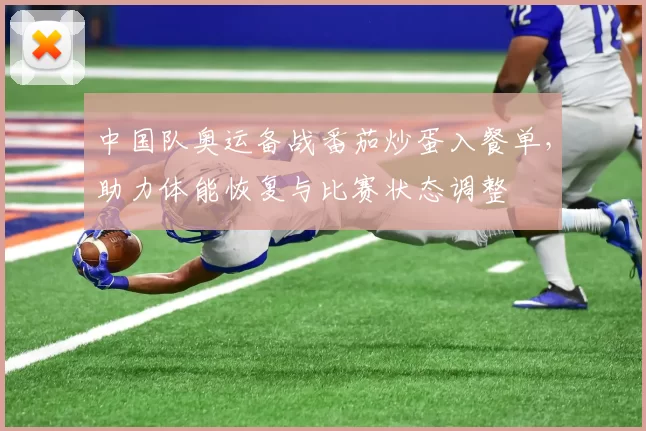 中国队奥运备战番茄炒蛋入餐单，助力体能恢复与比赛状态调整